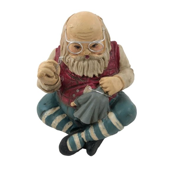 Santa Figurine Midwest Of Cannon Falls Sewing Doll Vintage Christmas Holiday - Picture 2 of 10